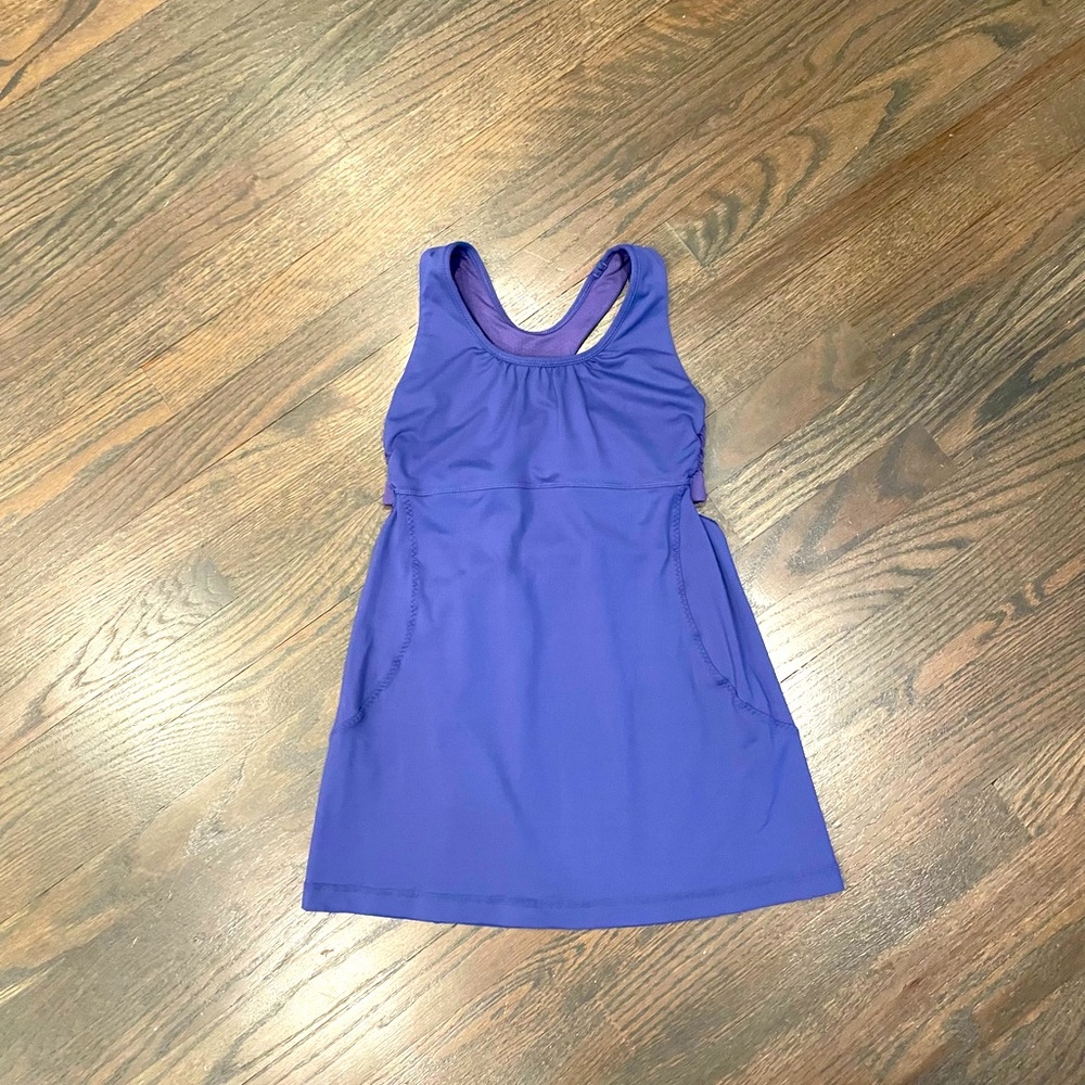 Lululemon Racerback Tank With Built in Bra.  Size 6
